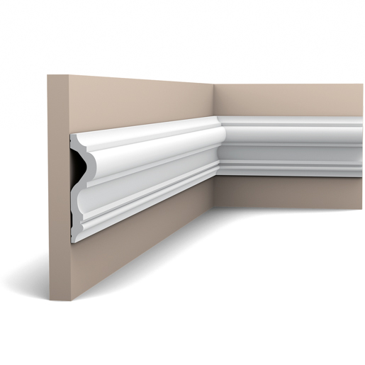 Orac Wandleiste P 8050F 200cm 12,0 x 3,1 cm flexibel (Luxxus)